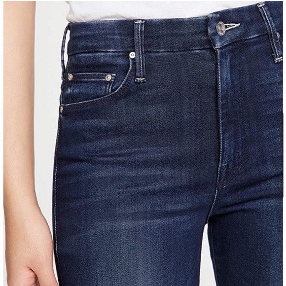 Mother High Waisted Looker Fray Hem Skinny - Size 24 - Picture 4 of 15